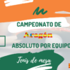 Cto de Aragón Absoluto por Equipos – 28 Mayo 2022