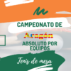 Cto de Aragón Absoluto por equipos. 08/06/24