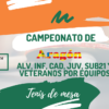 Cto de Aragón ALV, INF, CAD, JUV, SUB21 y Veteranos por Equipos. 14-15 Marzo 2026