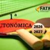 1ª Jornada 1ª Autonómica 03/10/26
